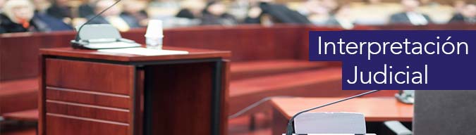 Interpretación judicial