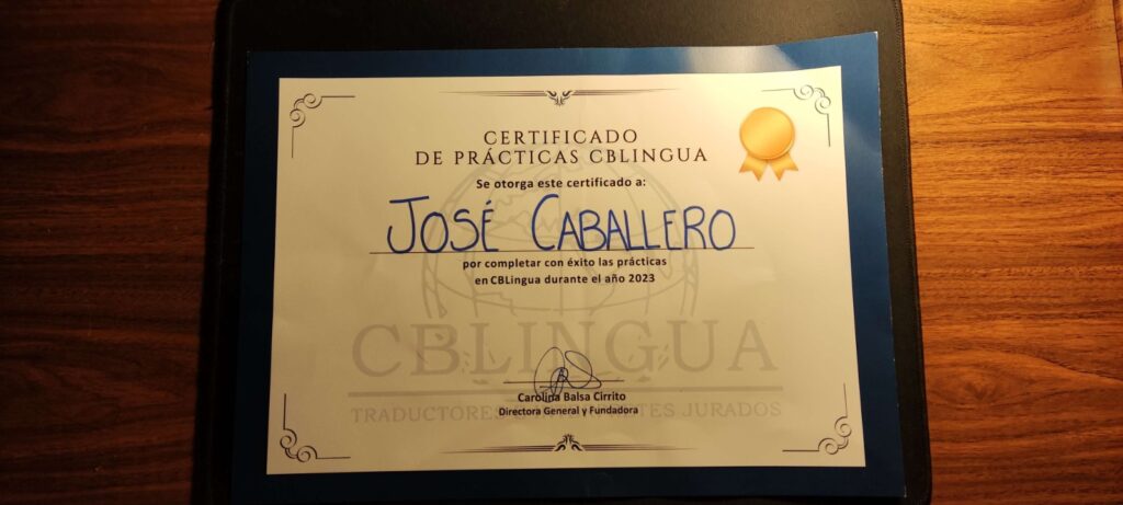 La experiencia de José Caballero