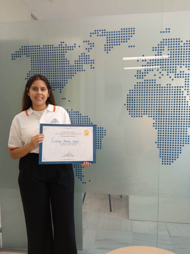 Cristina Alcedo, su experiencia en CBLingua